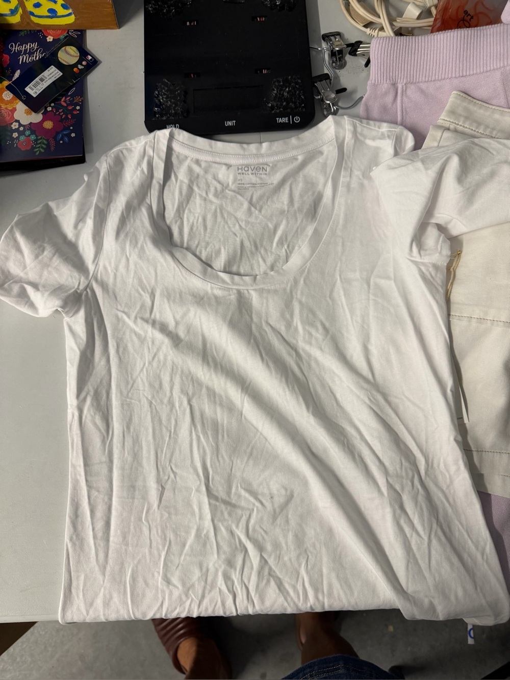 Haven XS white T-shirt NWT